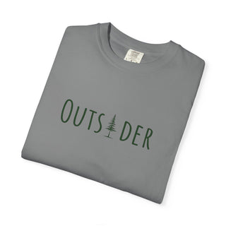 Outsider T-Shirt-Green Text