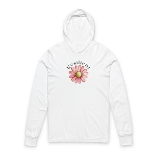Resilient Daisy Hooded Long Sleeve Tee