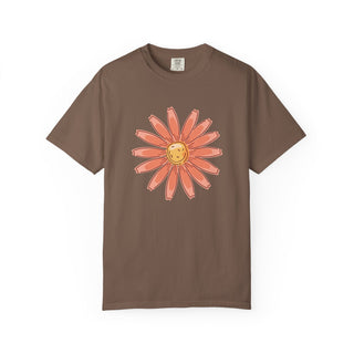 Sunshine Daisy T-Shirt — Smiling Floral Graphic Tee