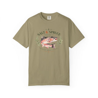 Artisan Grove | Salt & Spruce Fish House T‑Shirt – Vintage Fish Graphic Tee