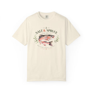 Artisan Grove | Salt & Spruce Fish House T‑Shirt – Vintage Fish Graphic Tee