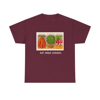 Eat More Veggies Organic Cotton Tee | Artisan Grove