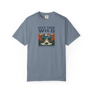 Keep Them Wild Graphic Short Sleeve T-Shirt — Retro Scenic Park Tee