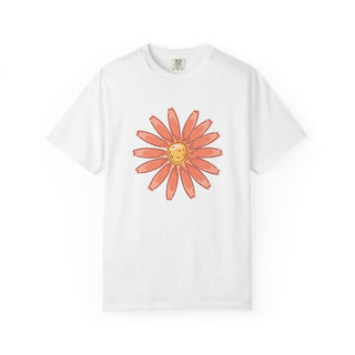 Sunshine Daisy T-Shirt — Smiling Floral Graphic Tee