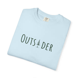 Outsider T-Shirt-Green Text