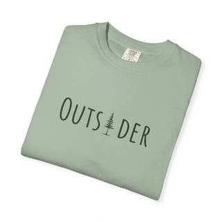 Outsider T-Shirt-Green Text