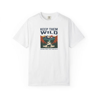 Keep Them Wild Graphic Short Sleeve T-Shirt — Retro Scenic Park Tee