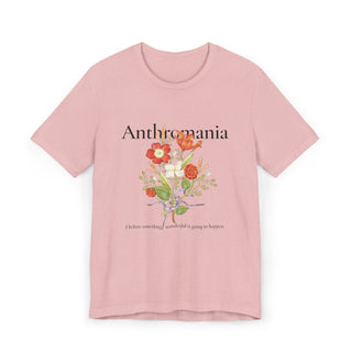 Anthromania Floral T‑Shirt — "I adore flowers" Botanical Graphic Tee