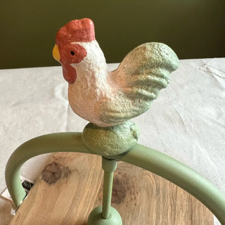 Iron Rooster Napkin Holder