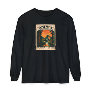 Yosemite National Park long sleeve shirt, fall layering graphic tee