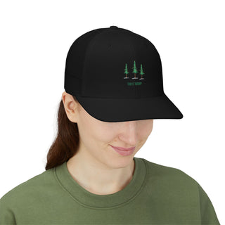Artisan Grove Nature CollectionTrucker Cap-Embroidered Pine Trees Snapback Trucker Hat