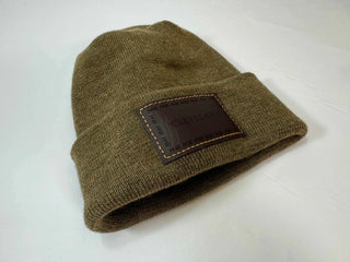 Cleveland, H Stitch Cuffed Beanie,  Brown and Green Fusion