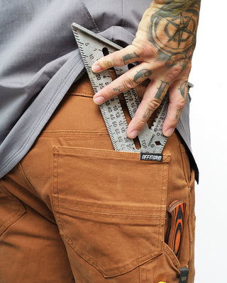 Tobacco brown double knee stretch canvas outdoor pants – Artisan Grove