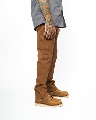 Tobacco brown double knee stretch canvas outdoor pants – Artisan Grove
