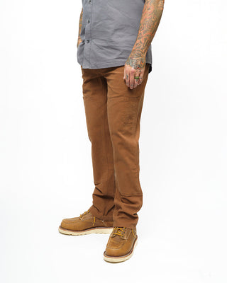 Tobacco brown double knee stretch canvas outdoor pants – Artisan Grove