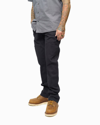 Black double knee stretch canvas outdoor pants – Artisan Grove
