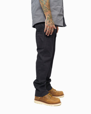 Black double knee stretch canvas outdoor pants – Artisan Grove