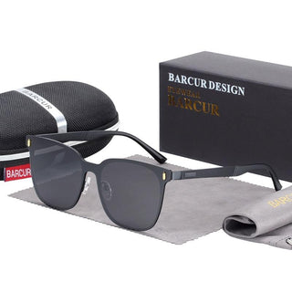 New Luxury Elegent Polarized Square Sunglasses Temples Sun Glasses for Men and Women With UV400 Protection