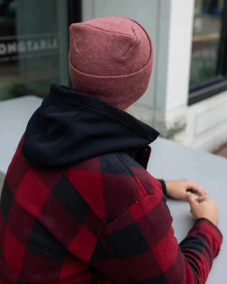 New Patented Design, H Stitch Cuffed Beanie
