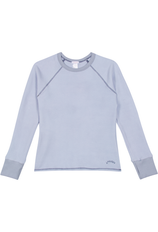 The Chalet Thermal Top - Denim Blue