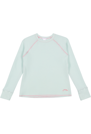 The Chalet Thermal Top - Seaglass Green