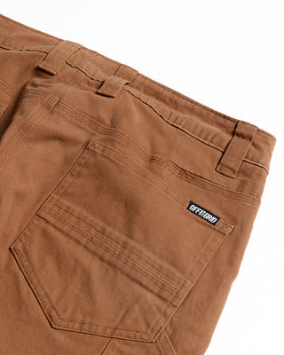 Tobacco brown double knee stretch canvas outdoor pants – Artisan Grove