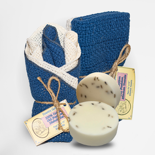 Cotton Dishcloth & Kitchen Towel Starter Kit with Dish Soap