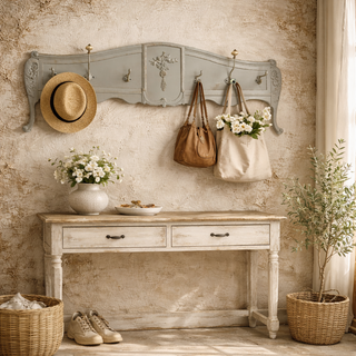 6-Hook Wall-Mounted Coat Rack