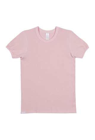 Organic Cotton Thermal Surplus Tee - Quartz Pink