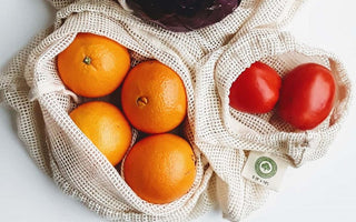 Organic cotton mesh produce bags