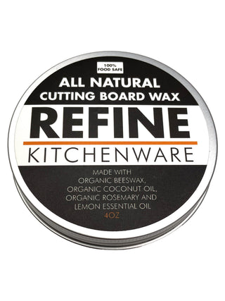 All Natural Cutting Board Wax – Organic Coconut Oil & Beeswax