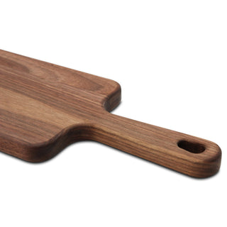 Walnut Paddle Cutting Board with Handle – Handmade in the USA