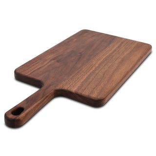 Walnut Paddle Cutting Board with Handle – Handmade in the USA