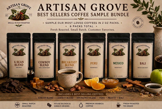Best Sellers Coffee Sample Bundle included in the gift set