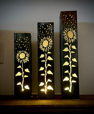 Sunflowers Under the Stars Indoor Luminary | Multiple Sizes